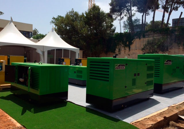 Inmesol Generator sets exhibited in FIA Inmesol Generator sets exhibited in FIA