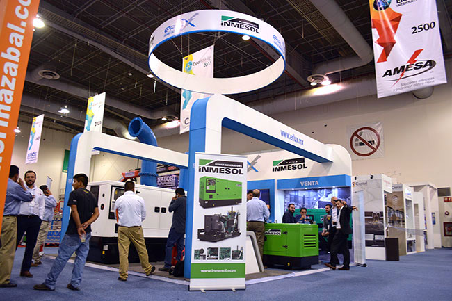 Participación de Inmesol en la Feria Expo Eléctrica Internacional 2017 3 El stand de ERLUX Power Group en la Feria Expo Eléctrica Internacional