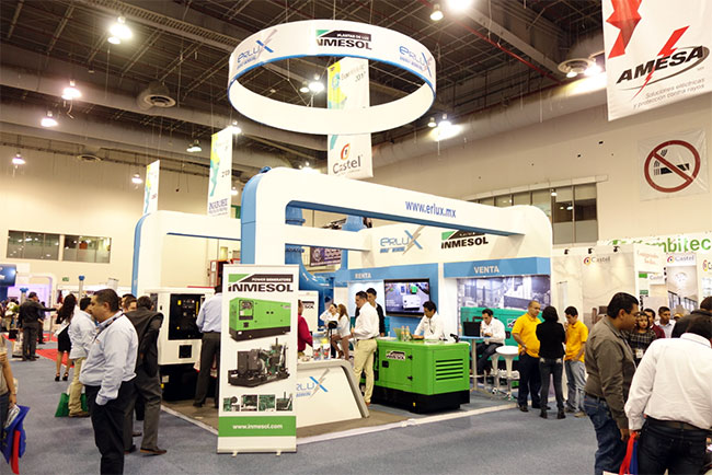 Participación de Inmesol en la Feria Expo Eléctrica Internacional 2017 1 Plantas de Luz INMESOL expuestos en la Expo Eléctrica Internacional 2017