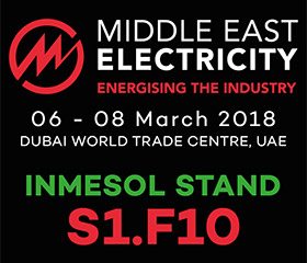 INMESOL at the Middle East Electricity, booth S1.F10