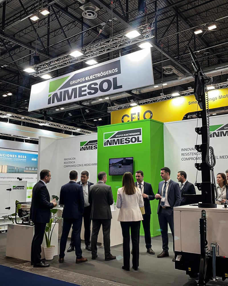 inmesol gensets in matelec 2025 trade fair